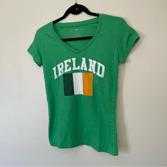 Fifth Sun | Green Ireland Flag Tee | Size Small - Picture 3 of 8